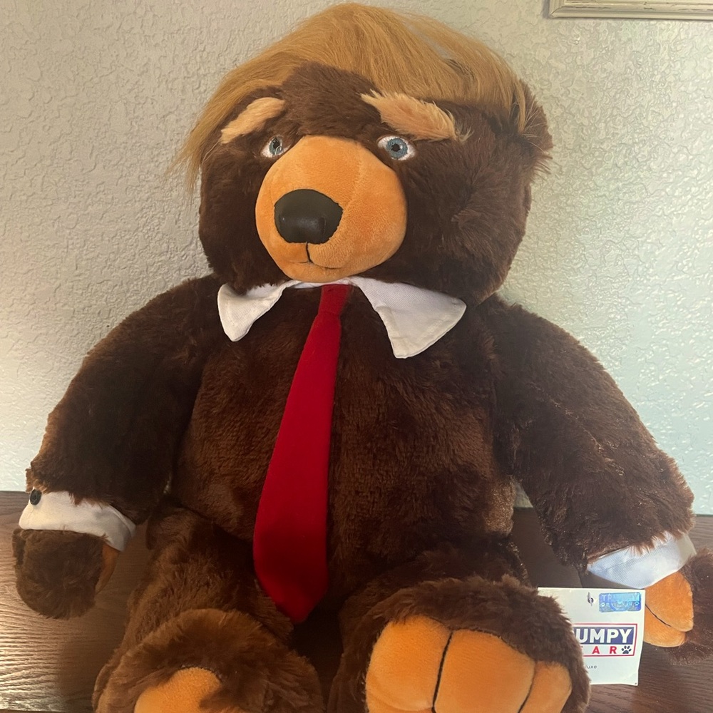 Trumpy Bear Deluxe with America Flag Cape